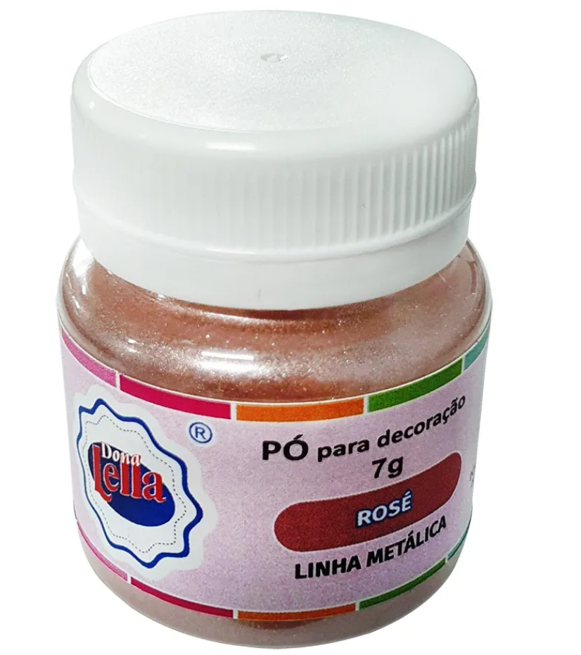 5676 - PO DECOR ROSE GOLD METALICO 7g - DONA LELLA