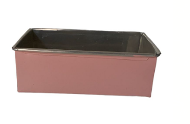 5658 - FORMA CAIXINHA DE LEITE ROSA 17X10X6,5 - DONA LELLA