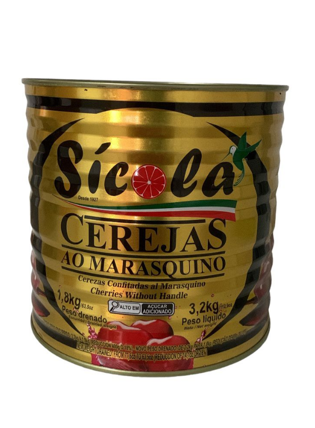 5698 - CEREJA AO MARASQUINO 1,8kg - SICOLA