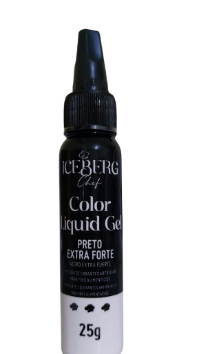 5713 - COLOR LIQUID GEL PRETO EXTRA FORTE 25g - ICEBERG