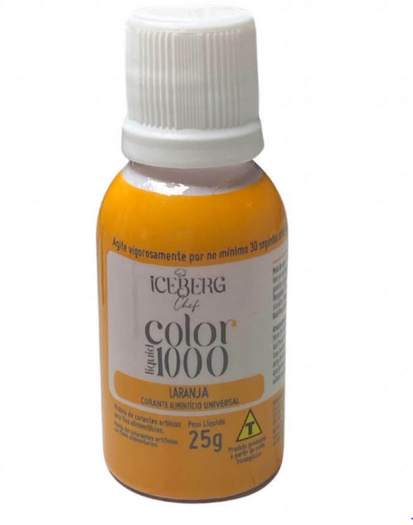5715 - COLOR LIQUIDO 1000 LARANJA 25g - ICEBERG