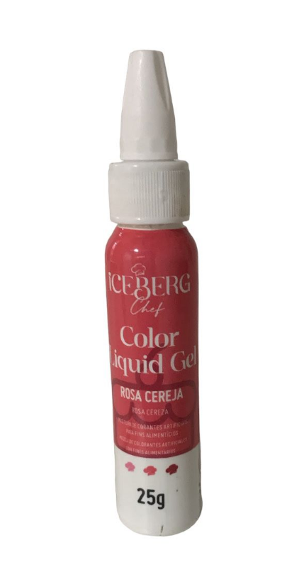 5712 - COLOR LIQUID GEL ROSA CEREJA 25g - ICEBERG