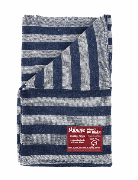 5746 - PANO DE CHAO LISTRADO DUPLO 40x65cm - VABENE