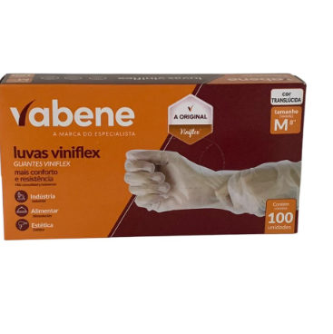 461 - LUVA VINIFLEX M C/100un - VABENE