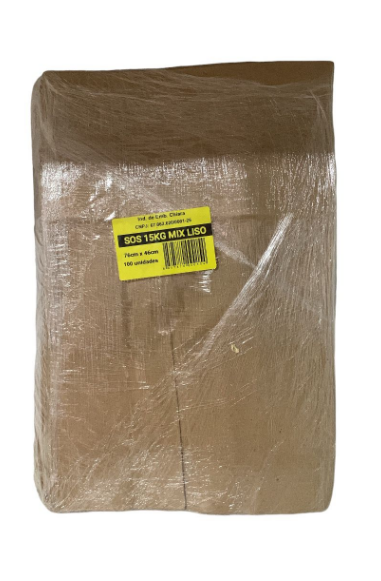 5763-SACO DELIVERY SOS MIX LISO 15kg C/100un - CHIARA