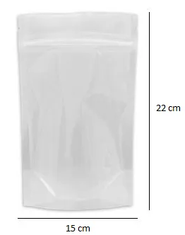 4272 - SACO HERMETICO INCOLOR 15x22+4cm C/10un - PC/CROMUS