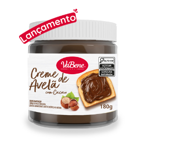 5766 - CREME DE AVELA COM CACAU 180g - VABENE