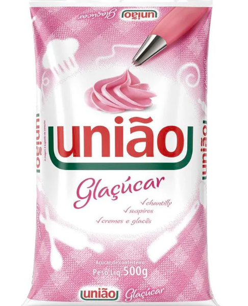 2785- ACUCAR CONFEITEIRO GLACUCAR 500g - UNIAO