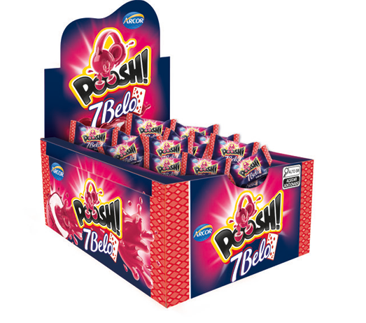 5800- CHICLE POOSH 7BELO - ARCOR