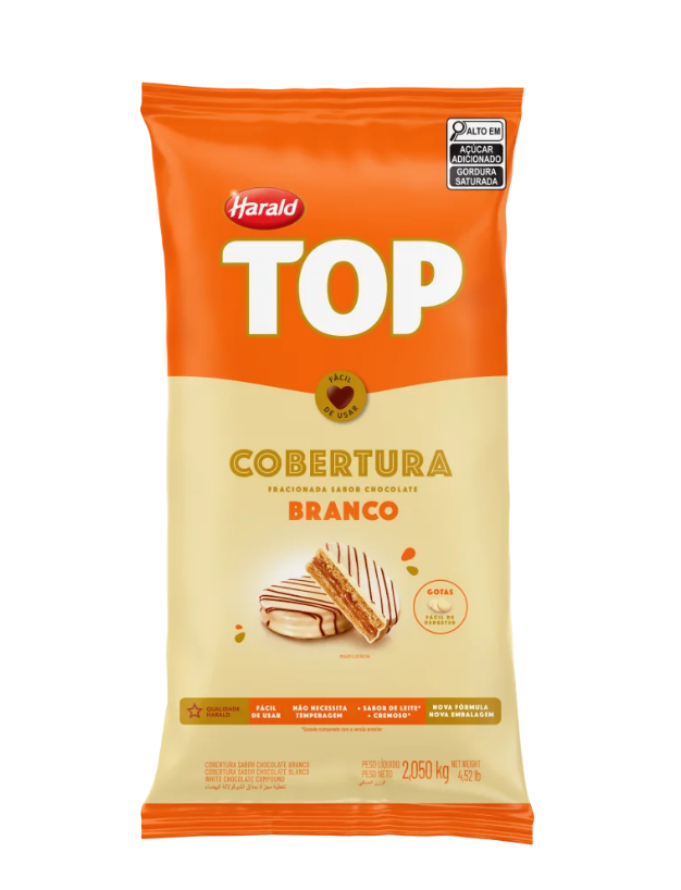 5874- COBERTURA  GOTAS BRANCO TOP 2,05kg - HARALD