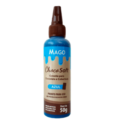 5922 - CORANTE CHOCO SOFT AZUL 50g - MAGO