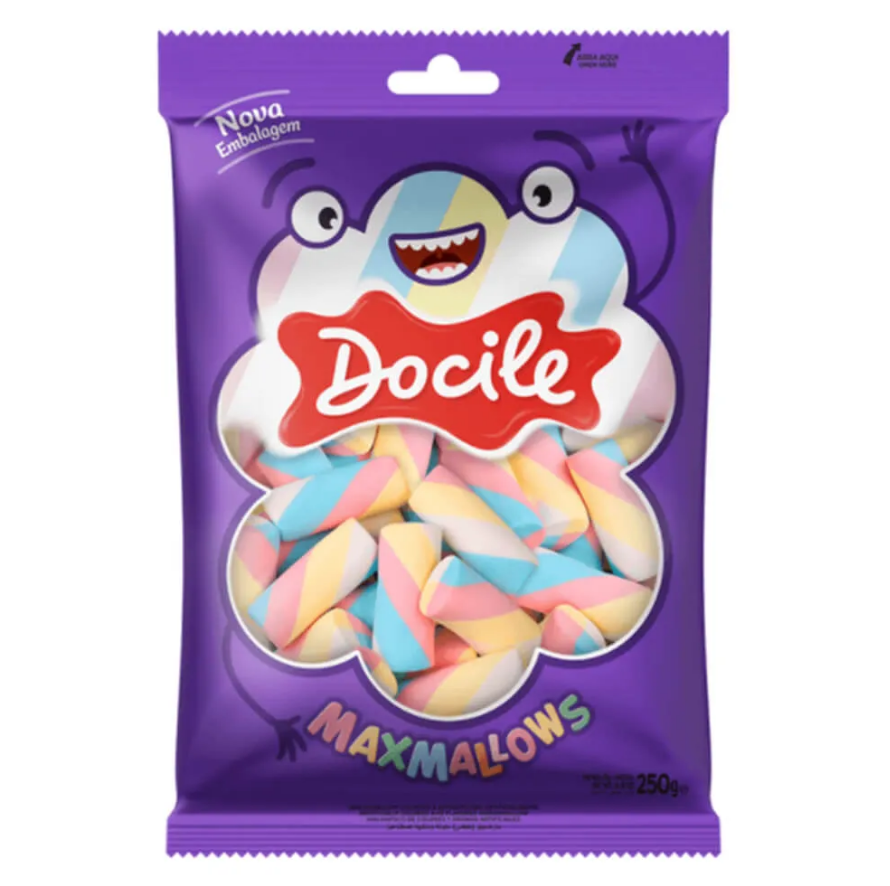 5962 -MARSHMALLOW TUBO TORCAO BAUNILHA 250g - DOCILE 