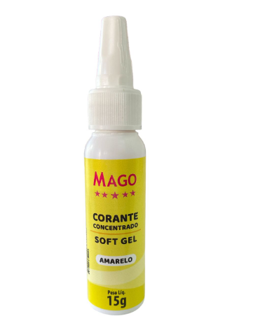 5923 - CORANTE SOFT GEL AMARELO 15g - MAGO