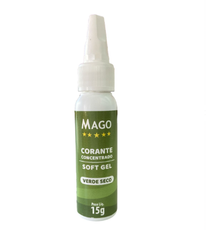 5911 - CORANTE SOFT GEL VERDE SECO 15g - MAGO