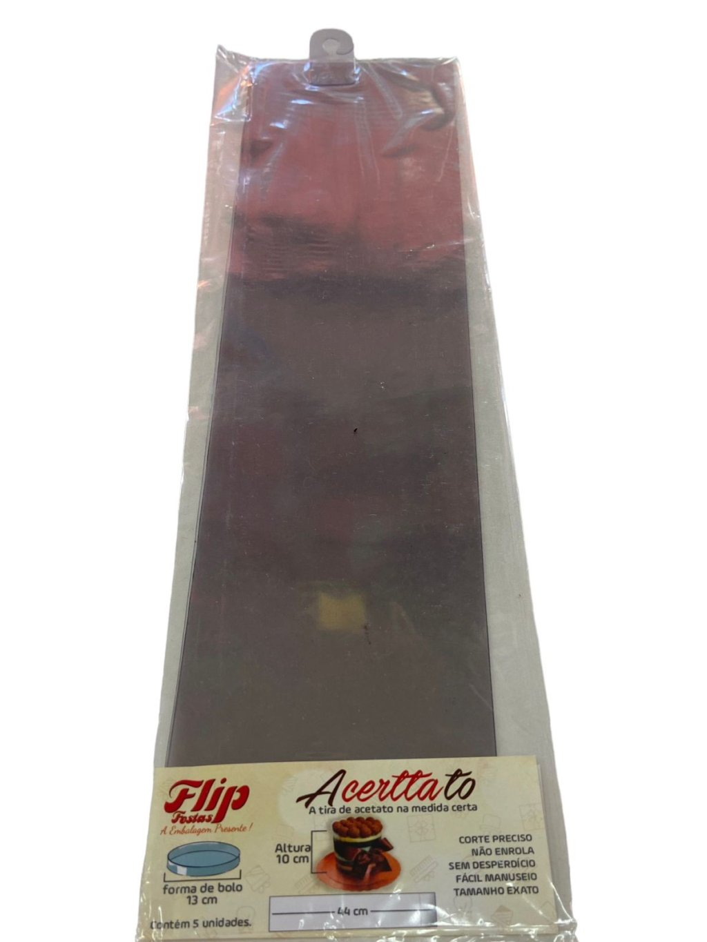 5897 - ACETATO 44x10cm FORMA 13cm C/5un - FLIP