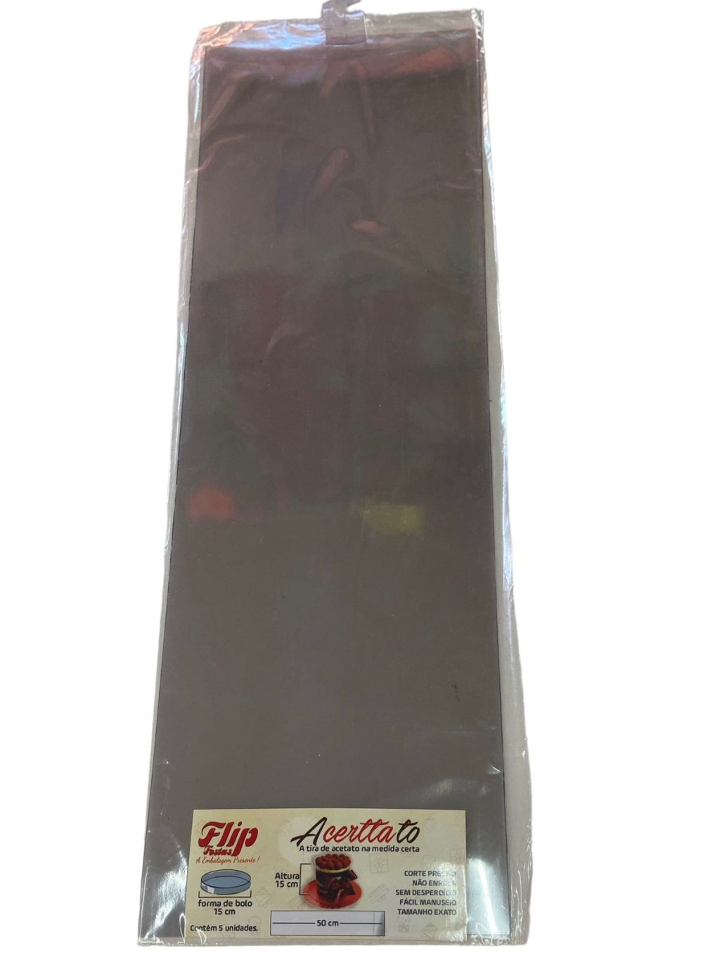 5892 - ACETATO 50x15cm FORMA 15cm C/5un - FLIP