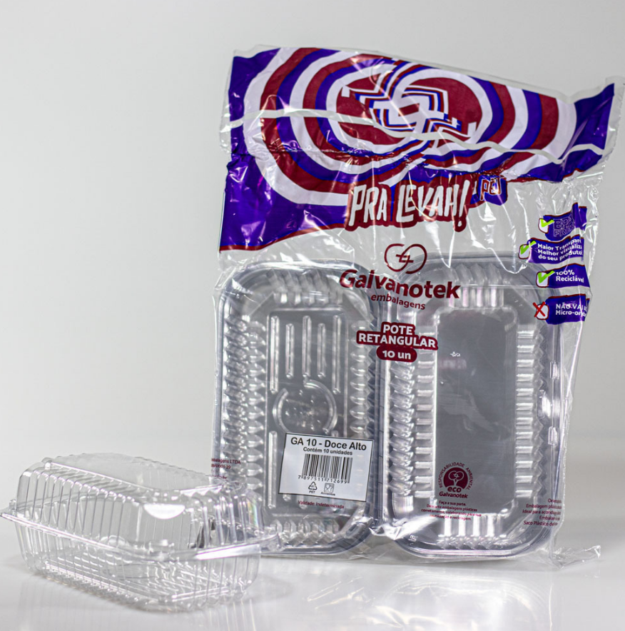 16004 - EMBALAGEM GA10SF LEVA DOCE ALTA CRISTAL C/10un - GALVANOTEK