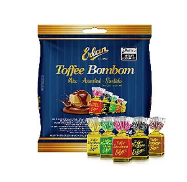 16038 - BALAS TOFFEE BOMBOM MIX 500g - ERLAN