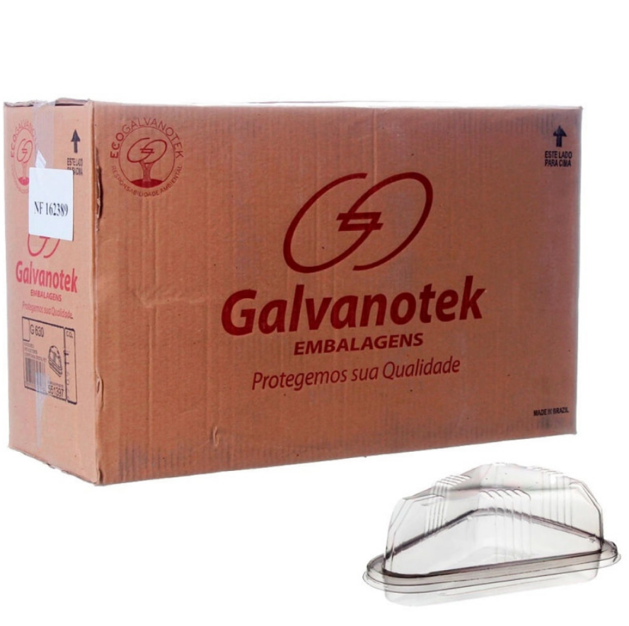 16021 - EMB. G630 FATIA DE TORTA CRISTAL C/ 300UNI - GALVANOTEK 