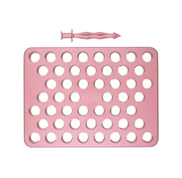 16046 - PLACA PORCIONADORA ROSA BEBE 15g - BLUE STAR