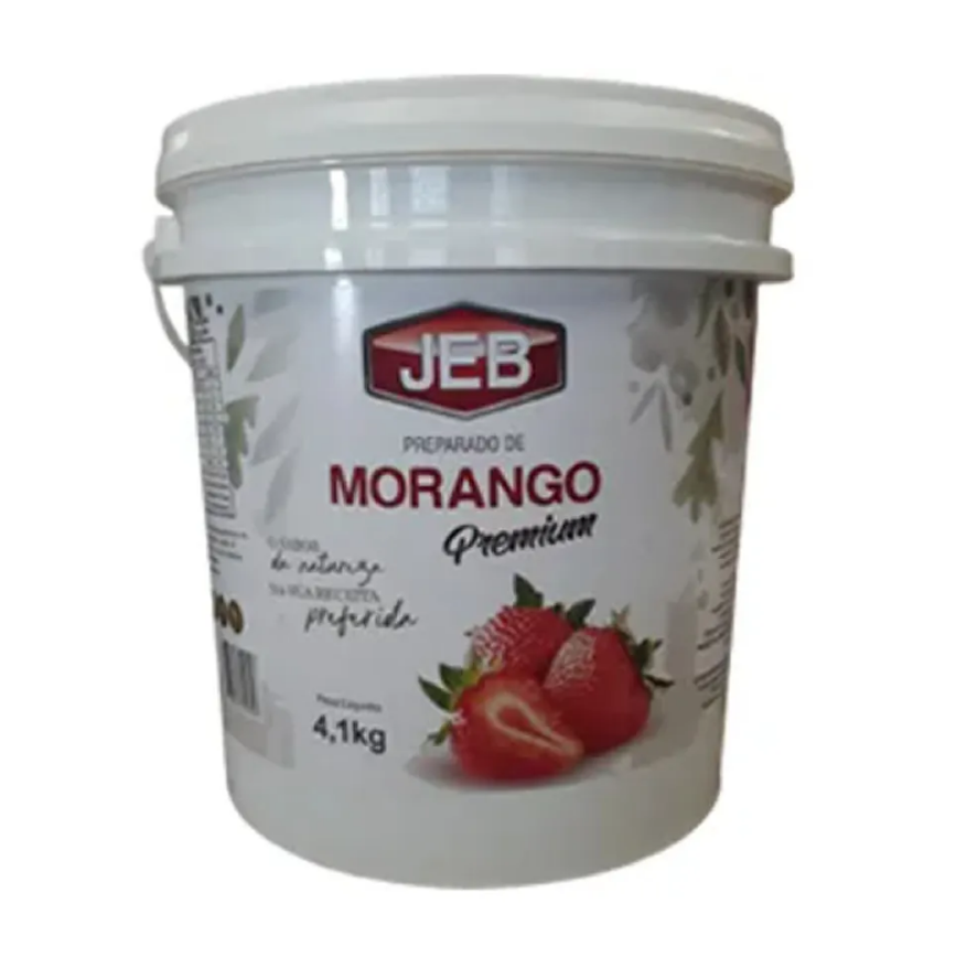 16081 - PREPARADO DE MORANGO 4,1kg - JEB
