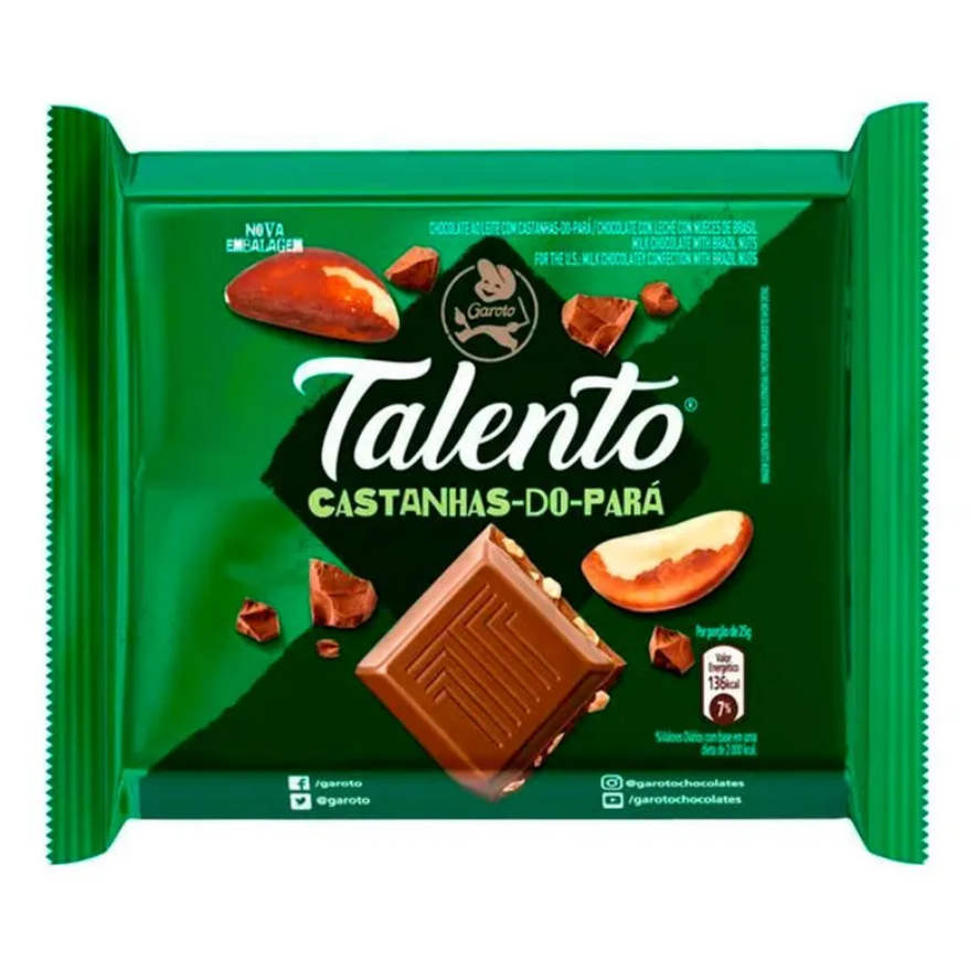 5804 - CHOCOLATE TALENTO CASTANHA PARA 85g - GAROTO