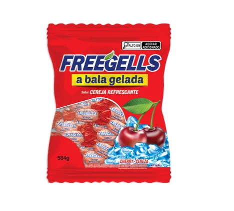 16199 - BALA FREEGELLS CEREJA 475g - RICLAN