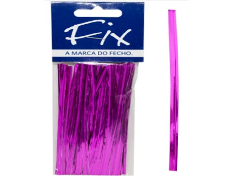 16284 - FIZ ARAME ENCART. BRILHANTE PINK 11cm C/ 100un - ROGINI PERES 