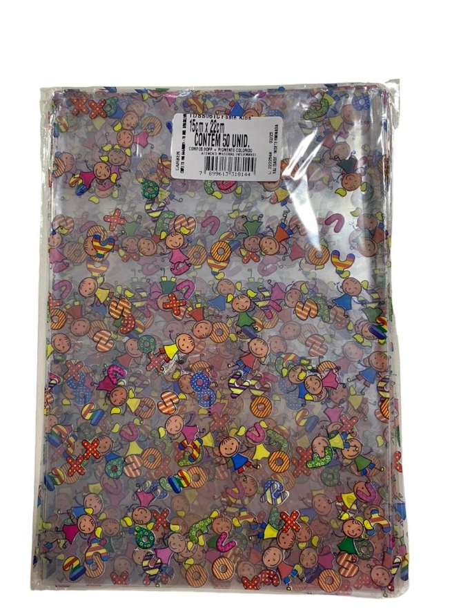 16298 - SACO DEC. FESTA KIDS 10X14 C/50uni - PC/CROMUS