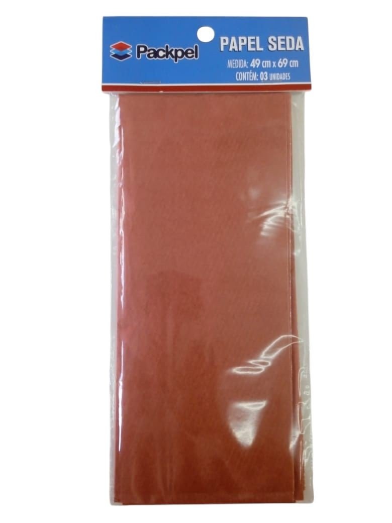 16226 - PAPEL SEDA AUTO SERV ROSE GOLD 49x69 C/3un - PC/CROMUS