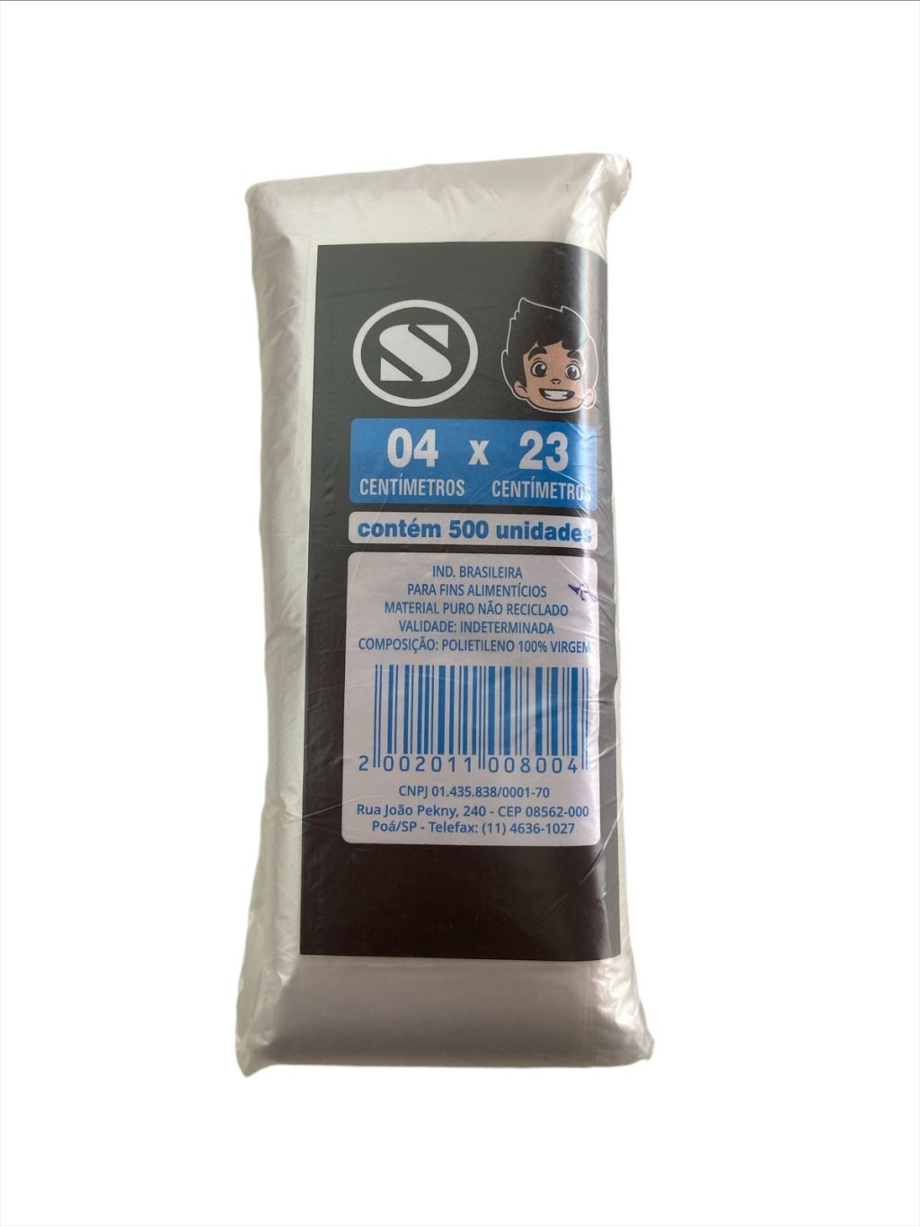 16319 - SACO DINDIN 4X23 C/500un - SILVANI