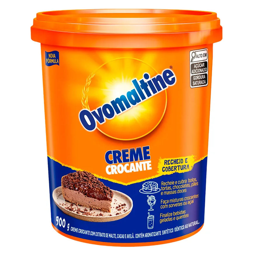 16360 - CREME CROCANTE POTE 900g - OVOMALTINE 