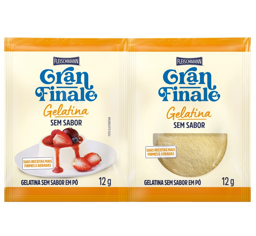 16358 - GELATINA SEM SABOR GRANFINALE 24g - FLEISCHMANN