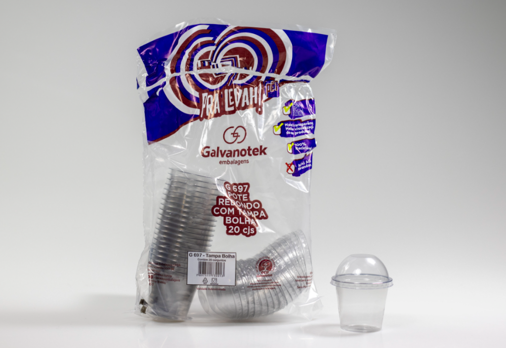 16365 - EMB. G697SF POTE CRISTAL C/TP BOLHA 60ml C/20cj - GALVANOTEK