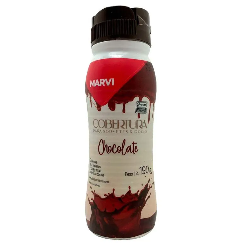 16391 - COBERTURA SORV CHOCOLATE 190g  - MARVI 