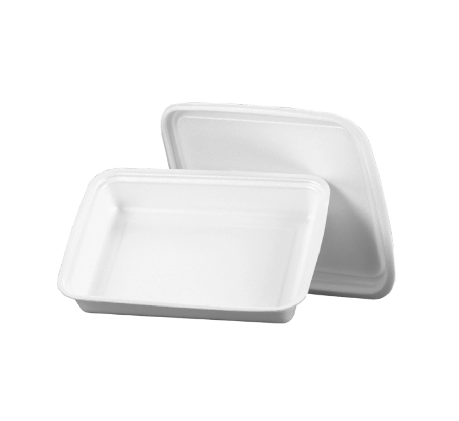 16438 - MARMITEX ISOPOR RETANGULAR 1200ml C/50un - ULTRATHERM 