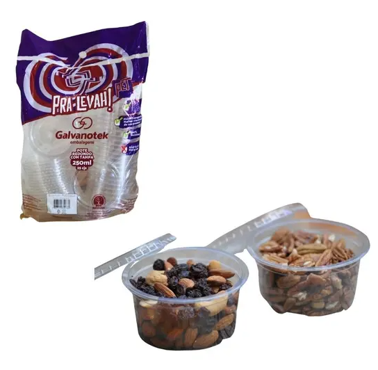 16547 - EMBALAGEM G710 POTE 250ml PRALEVAR C/25 un - GALVANOTEK 