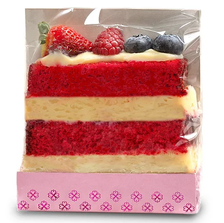 16533 - SLICE BOLO FATIA ROSA FLORI 120X110X25mm C/5un - SULFORMAS 