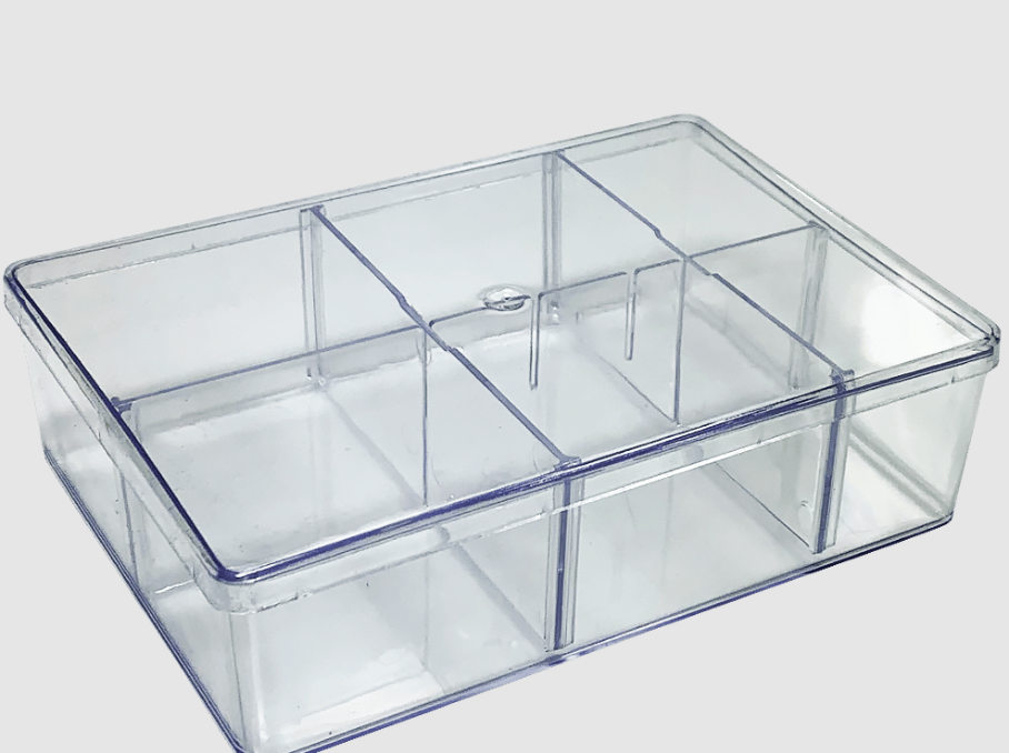 16468 - CAIXINHA ACRILICO 15X10X4cm C/ DIVISORIA - MASSARI 