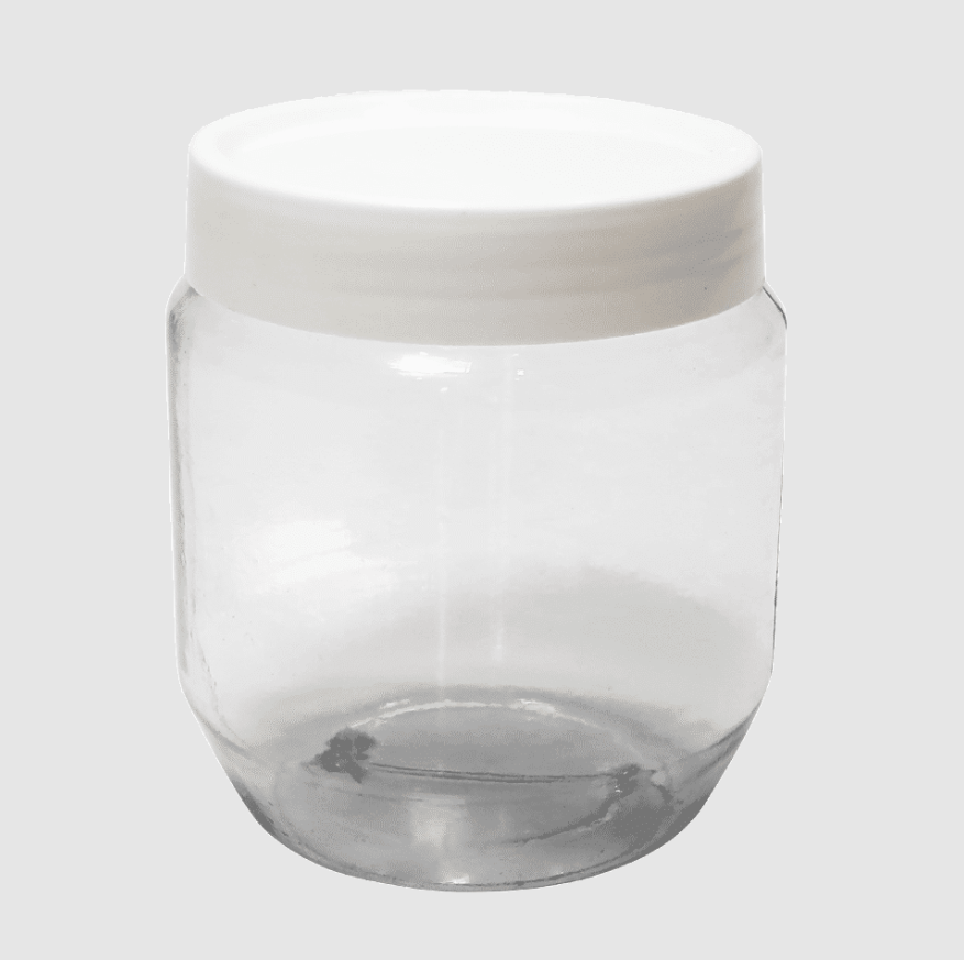 16472 - POTE P/ BOLO PLASTICO C/TP BRANCA 240ml C/4un - MASSARI