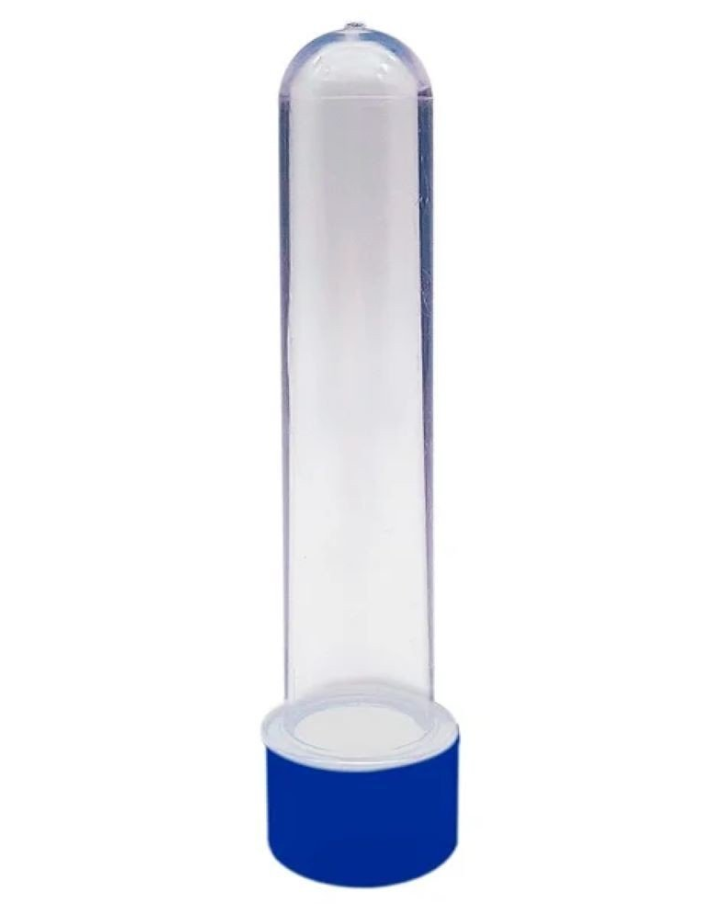 16490 - TUBETE GRANDE C/TP AZUL ROYAL R28 C/10un - MASSARI