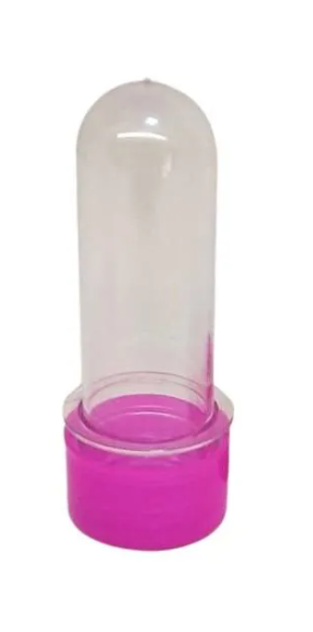 16465 - TUBETE PEQUENO C/TP PINK R28 C/10un - MASSARI