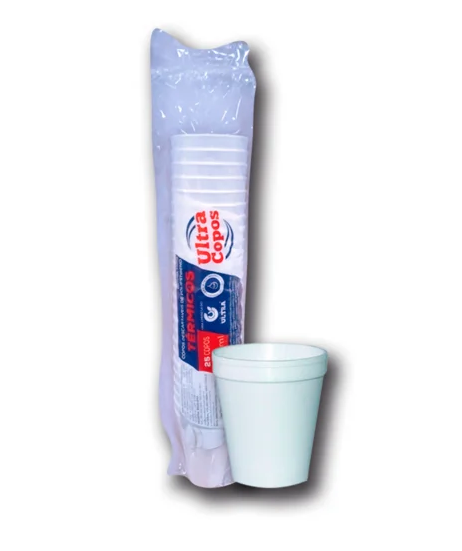 16584 - COPO TERMICO 120ml C/25un - ULTRACOPOS