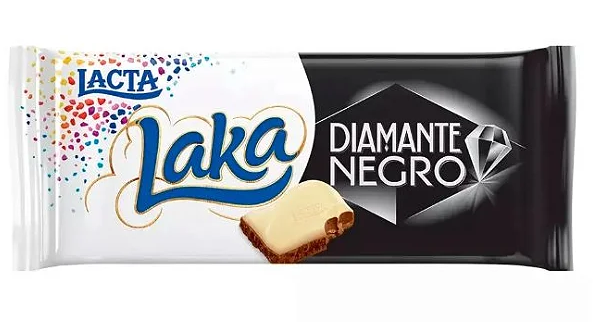 16663 - CHOCOLATE DIAMANTE NEGRO LAKA 80g - LACTA