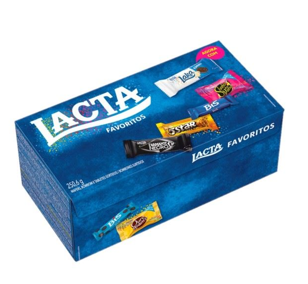 16661  - CAIXA BOMBONS VARIEDADES 250,6g - LACTA