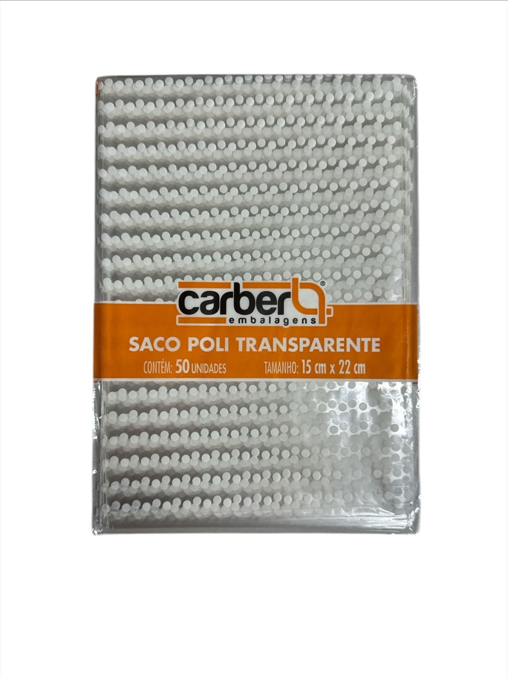 16214 - SACO DECORADO POA BRANCO 15x22 C/50un - PC/CROMUS