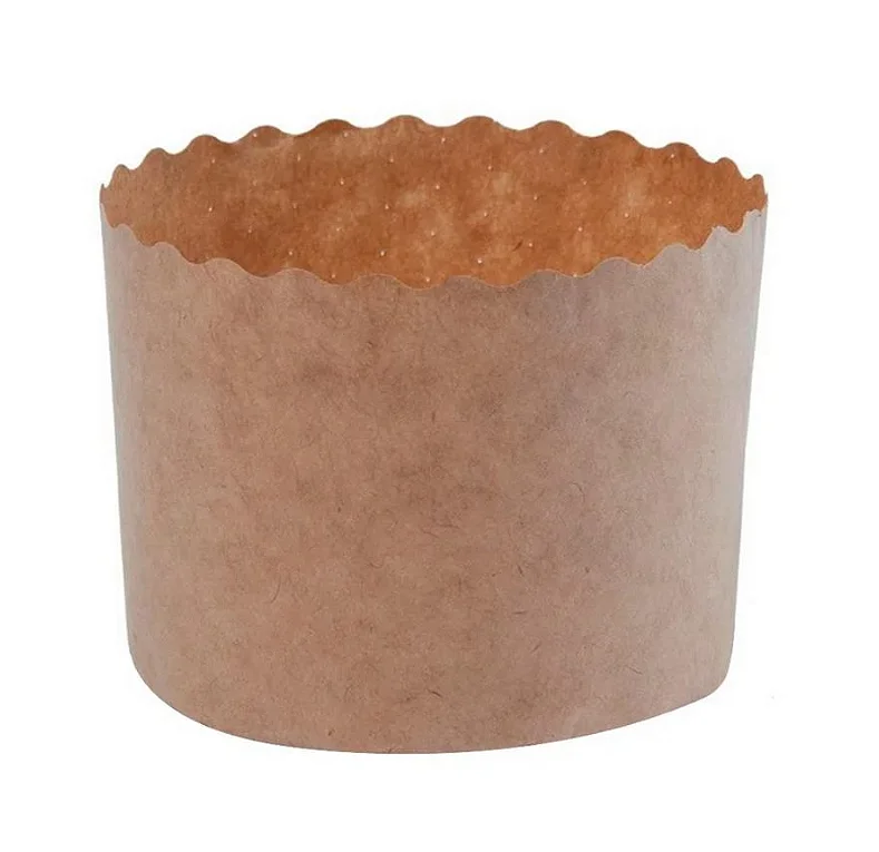 16578 - FORMA PANETONE LISA 500g C/10un - AMORIX