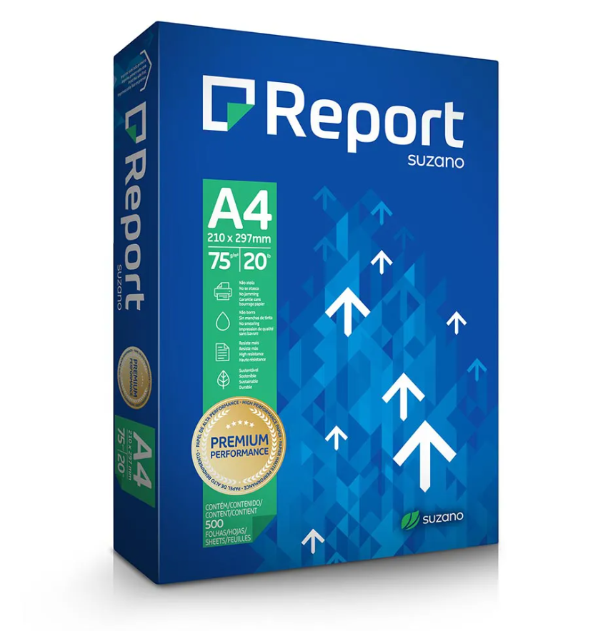 17808 - PAPEL A4 BRANCO 500 FOLHAS -  REPORT
