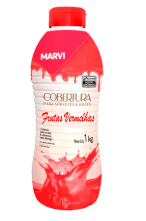 3592 - COBERTURA SORV FRUTAS VERMELHAS 1kg - MARVI