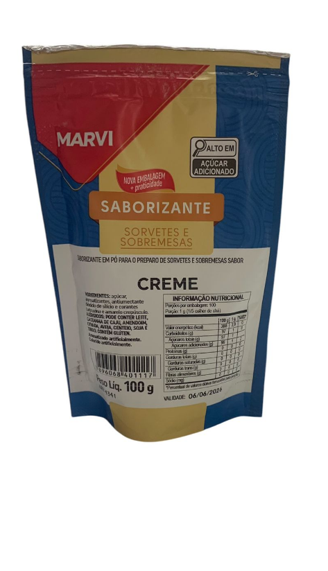 16727 - BASE SORV CREME 100g - MARVI